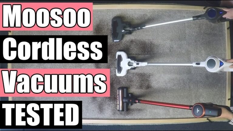 Top 4-in-1 Moosoo Cordless Vacuum: The Best Stick Cleaner