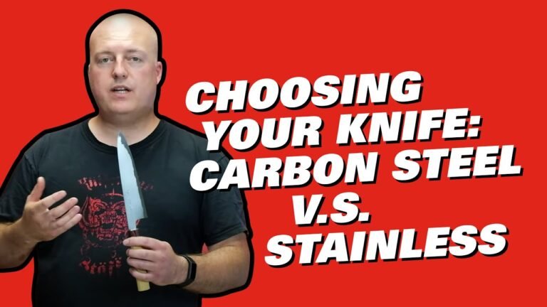 Choosing the Best Knife: Carbon vs. Stainless Steel