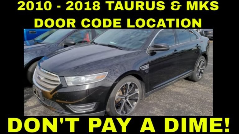 Best Method to Reset Keyless Entry for 2013 Ford Taurus