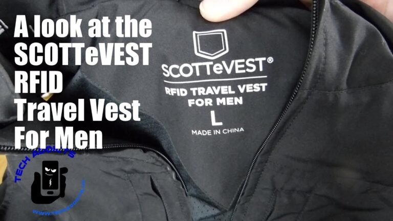 The Ultimate Men's RFID Travel Vest: 26-Pocket Scottevest