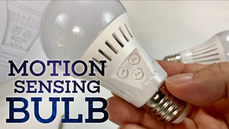 Ultimate Motion Sensor Light Bulb: Works Through Glass