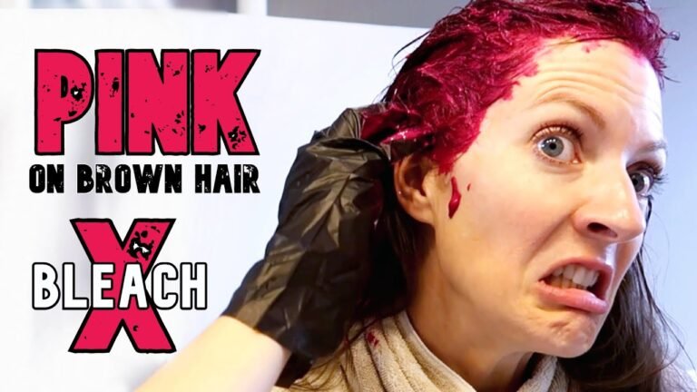Ultimate Guide: Achieving the Best Hot Hot Pink Manic Panic Over Brown Hair