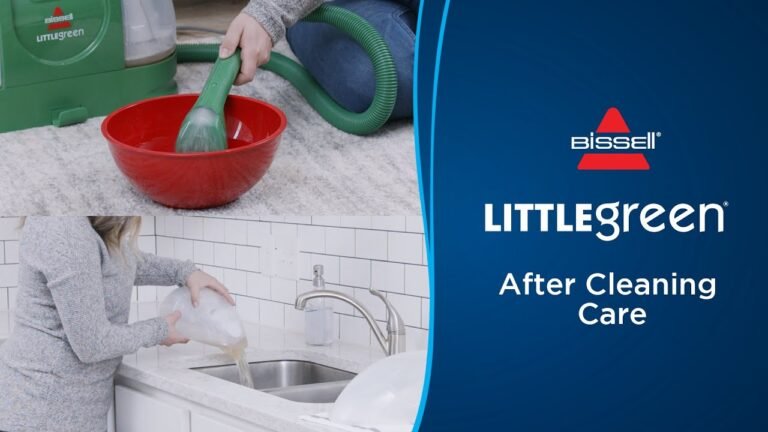 Best Methods for Cleaning a Bissell Little Green Dirty Water Tank