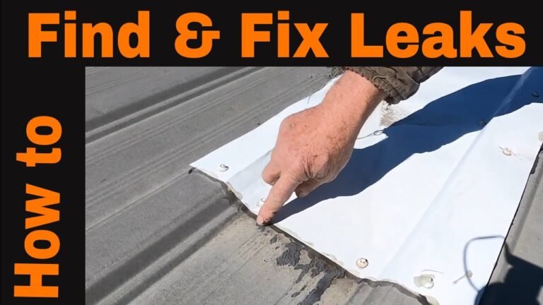 5 Best Ways to Detect a Metal Roof Leak