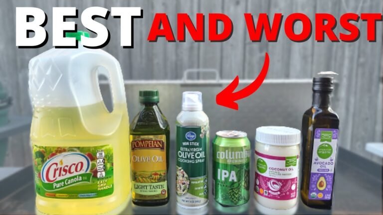 The Best Cooking Oil for Blackstone Grills