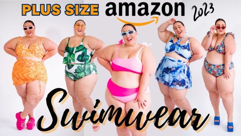 Top 3 Piece Swimsuit with Cover Up for Plus Size Women