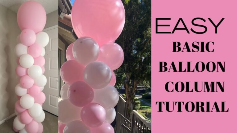 Best Techniques for Creating Balloon Columns