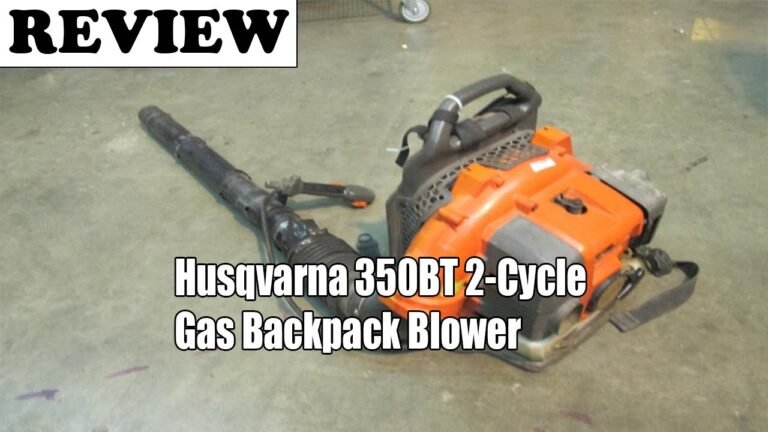 The Best Husqvarna 965877502 350BT Gas Backpack Blower in Orange