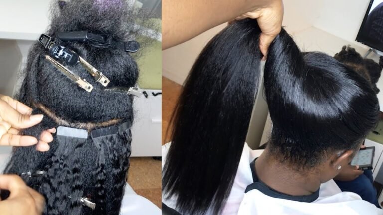 Top Tape-In Hair Extensions for Black Hair