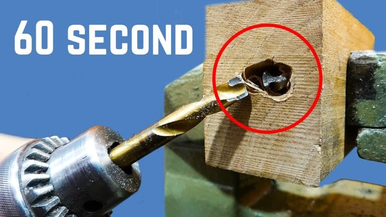 Best Methods for Removing a Broken Drill Bit from Wood
