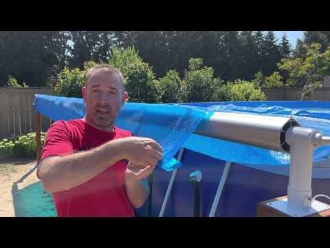 Top Solar Cover Reel for 28ft Above Ground Pool