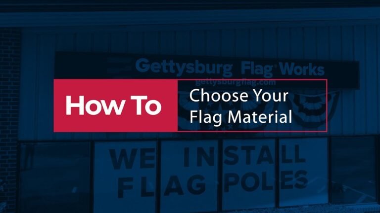 The Ultimate Guide to Choosing the Best Material for Your Outdoor Flag