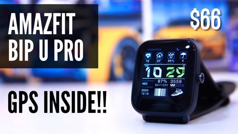 Unveiling the Best Always-On Display Feature of Amazfit Bip U Pro